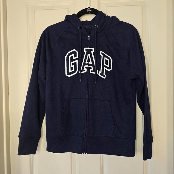 EUC Navy Blue Zip Up Jacket - Picture 1 of 3